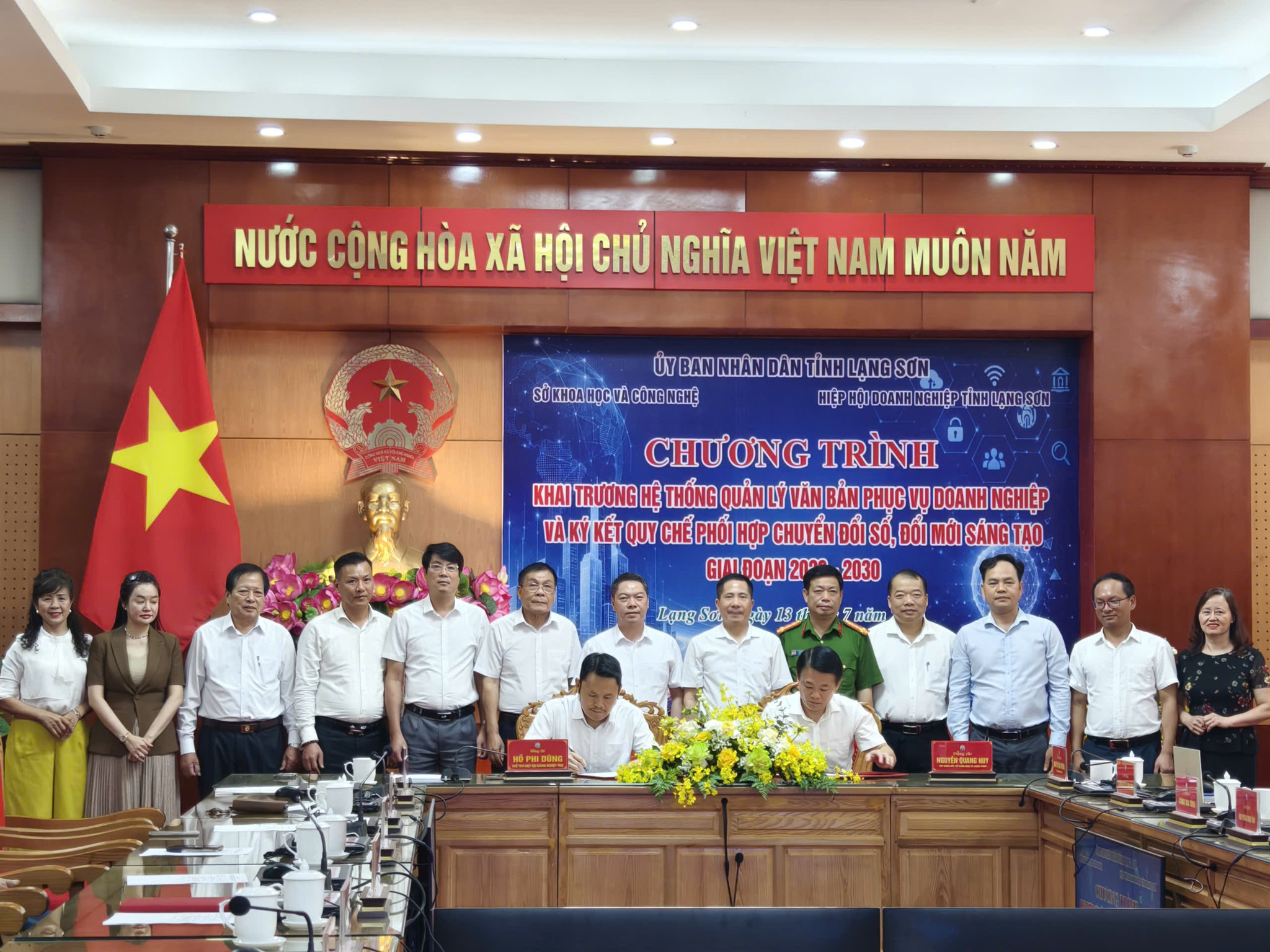 Lạng Sơn khai trương Hệ thống quản lý văn bản phục vụ doanh nghiệp